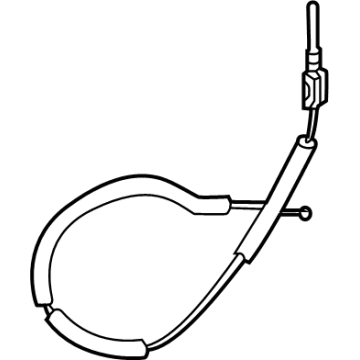 Toyota 69770-62020 Lock Cable