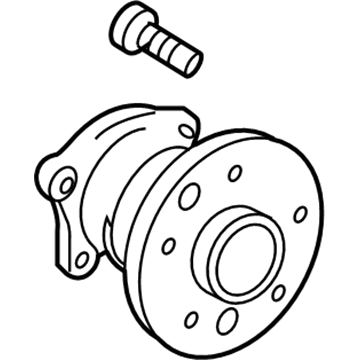 Lexus 42450-48011 Rear Axle Hub & Bearing Assembly, Right