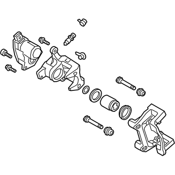 Hyundai 58310-D3A71 CALIPER Kit-RR Brake, LH
