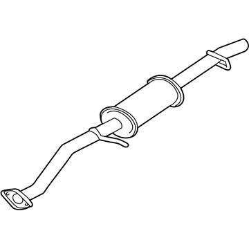 Ford YL8Z-5A212-AA Resonator W/Pipe