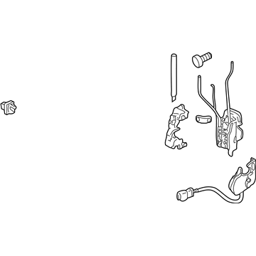 Honda 72150-S10-A11 Lock Assembly, Left Front Door Power