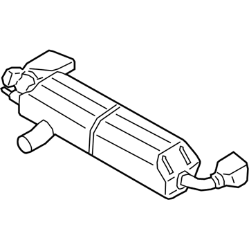 BMW 18-30-8-658-508 Rear Exhaust Flap Muffler