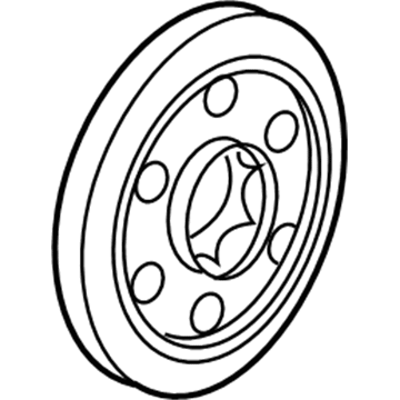 Honda 13810-PZA-013 Pulley, Crankshaft