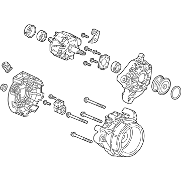 Acura 31100-5X6-J01 Alternator Assembly (Csp47) (Denso)