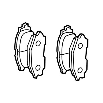 Nissan D1060-6RA0A Pad Kit-Disc Brake, Front