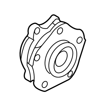 Nissan 40202-6RR0A Hub Assembly-Road Wheel, Front
