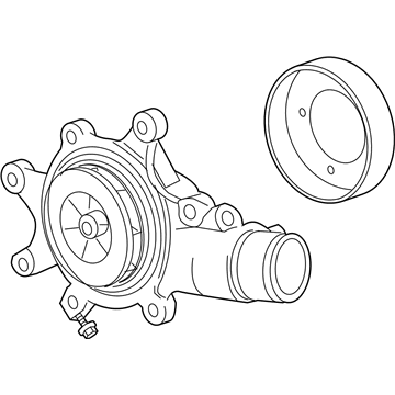 Mopar 5037164AF Pump-Water