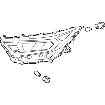 Toyota 81170-42A10 Headlamp Unit Assembly