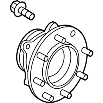 Nissan 40202-1PA0A Hub Assembly Road Wheel