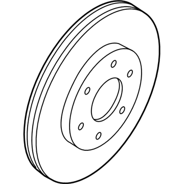 Nissan 40206-1PA1A Rotor-Disc Brake, Front