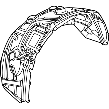 Mopar 68110687AD Shield-WHEELHOUSE