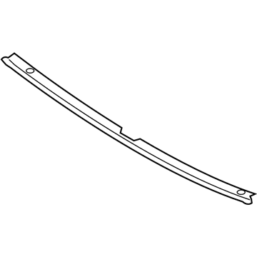 Infiniti 65820-5NA0A Seal Accessory Hood, Front