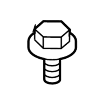 Nissan 081A6-6161A Bolt FLANGE, HEXGON