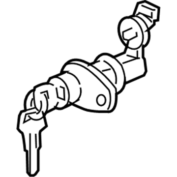 Kia 812502GC00 Trunk Key Sub Set