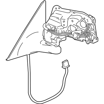 Lexus 87908-30A00-A0 ACTUATOR Sub-Assembly, Outer Mirror