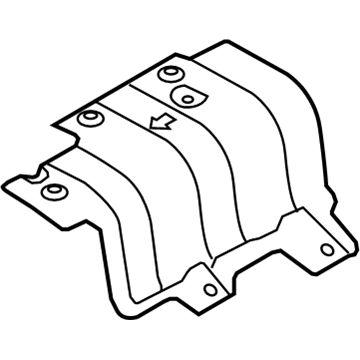 Kia 287951W400 Panel-Heat Protector