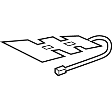 Honda 81134-T0A-L81 Heater Complete Right, Front