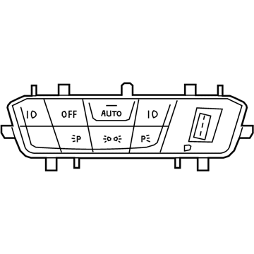 Toyota 84110-WAA01 Headlamp Switch