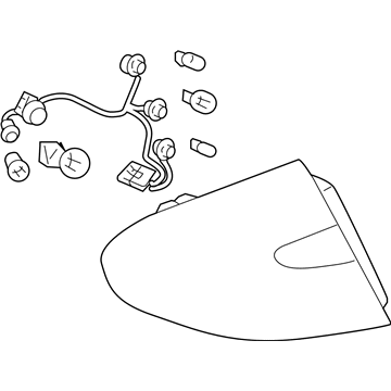 GM 25918363 Tail Lamp Assembly