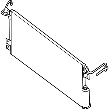 Nissan 92100-1PA0A Condenser & Liquid Tank Assy