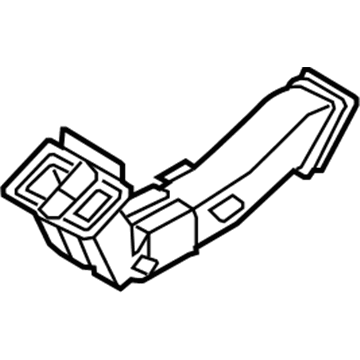 Hyundai 97020-C1100 Duct Assembly-Rear Ventilator No.2, LH