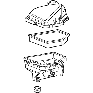 GM 23451063 Air Cleaner Body