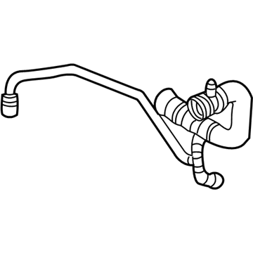 BMW 11-53-7-500-746 Upper Radiator Coolant Hose