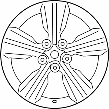 Hyundai 52905-2V250-VE9 Aluminium Wheel Assembly