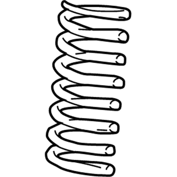 Lexus 48231-24420 Spring, Coil, RR