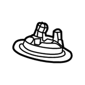 Lexus 48258-24010 INSULATOR, Rear Coil Spring
