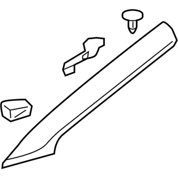 GM 42660076 Weatherstrip Pillar Trim