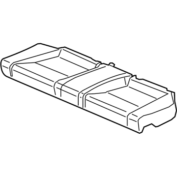 Honda 82137-TS8-A01 Pad, RR. Seat Cushion