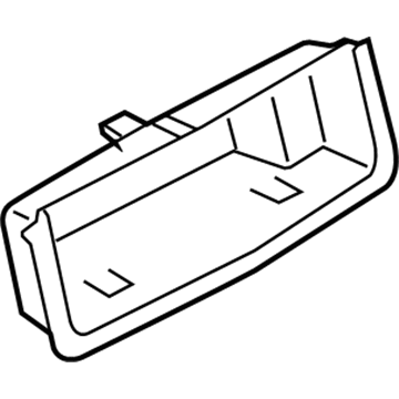 BMW 51-16-7-154-481 Storing Partition, Rear, Bottom