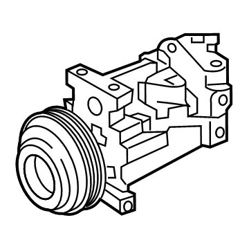 Infiniti 92600-5NY0A COMPRESSOR-AIR CONDITIONER