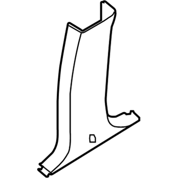 Nissan 76916-ZR30A GARNISH-Lock Pillar, Lower LH