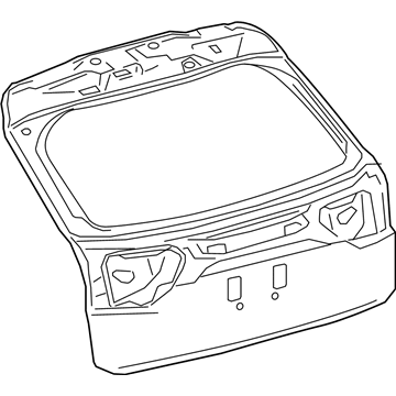 Lexus 67005-0E410 Panel Sub-Assembly, Back