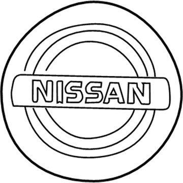 Nissan 40342-ZB700 Disc Wheel Ornament