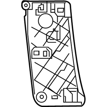 Nissan 26092-EZ21B Bracket Assy-Headlamp, LH