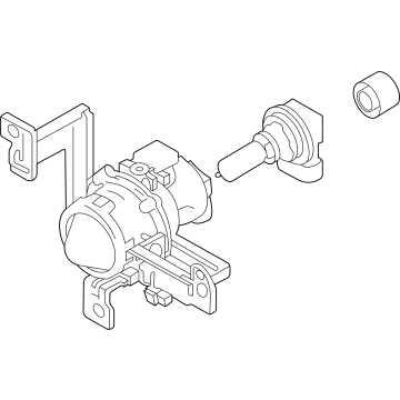 Kia 92201G5500 Lamp Assembly-Front Fog