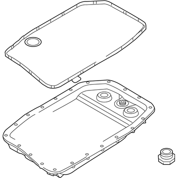 BMW 24-15-2-333-903 Transmission Oil Pan With Filter Repair Set