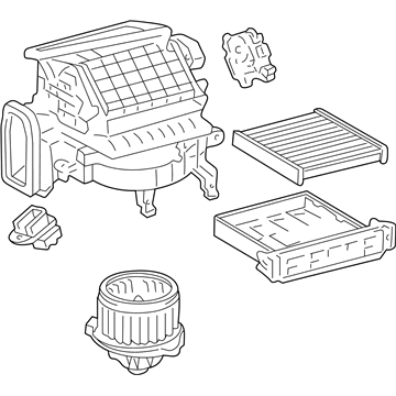 Toyota 87130-07040 Blower Assembly