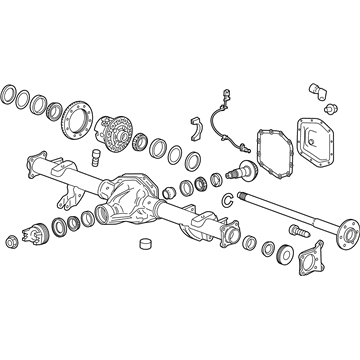 GM 23276900 Axle