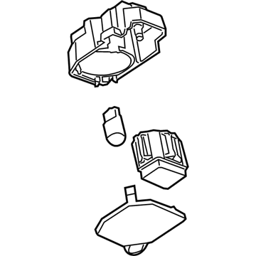 GM 25886563 Reading Lamp Assembly