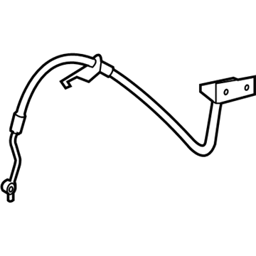 Kia 587312K000 Brake Front Hose, Left