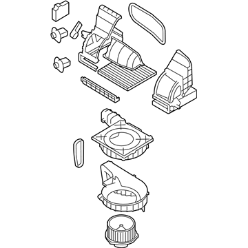 Hyundai 97206-1E102 Blower Unit