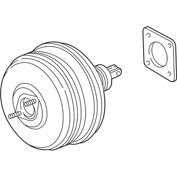 Honda 46400-S0X-033 Power Assembly, Master (8"+9")