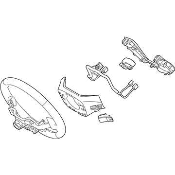 Kia 56110A7060D3A Steering Wheel Assembly