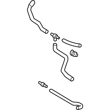 Lexus 16280-24020 Hose Assembly Water By