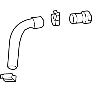 Hyundai 25415-F2100 Hose Assembly-Radaator, Lower