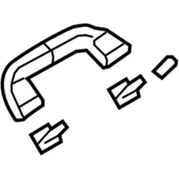 Acura 83240-TM8-A01ZH Grab Rail Assembly (Graphite Black)